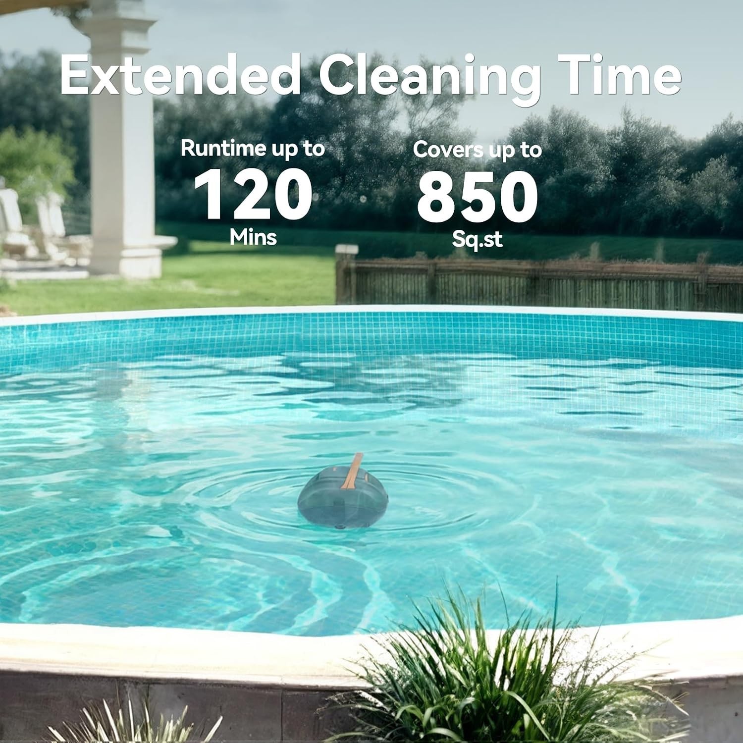 S1 Dual-Motor Pool Vacuum: Lightweight, Efficient & Cordless Cleaning Solution
