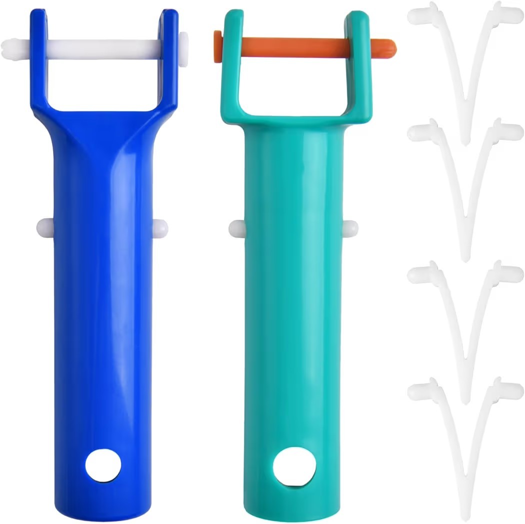 2 PCS Pool Vacuum Head Handle Replacement Kit Blue Pool Vacuum for Head…