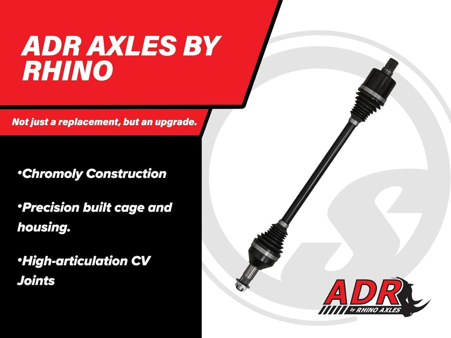 ADR Front Axle Compatible with Polaris RZR Models (2014-2023) | Stronger Than
