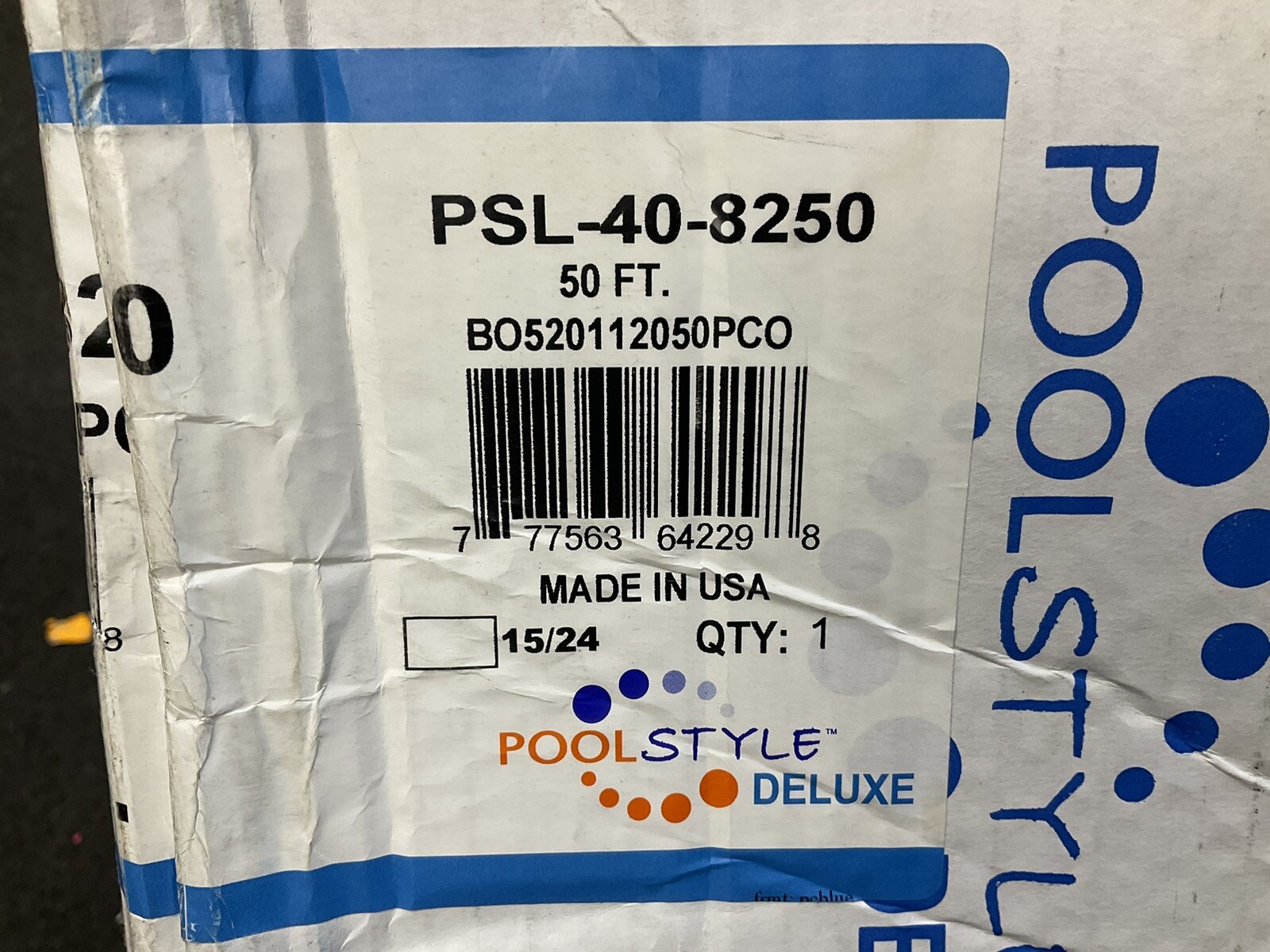 Pool Style Vacuum Hose 50 Foot Length | PSL-40-8250