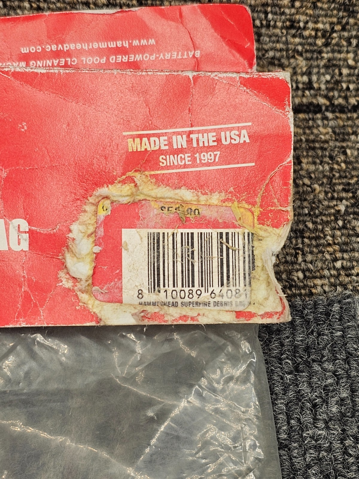 Hammer-Head HH1508: Replacement Bag 150 Microns Superfine Debris Bag