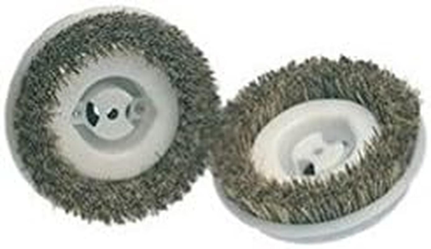 Floor Scrubbing Brushes, Compatible with 12-Inch Floor Polisher, Scrub Brushes w
