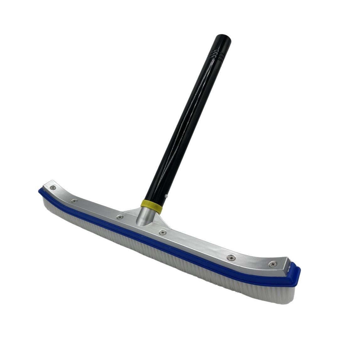 Heavy Duty Pool Brush with Pole. 32mm Stainless Steel, Pole 8ft
