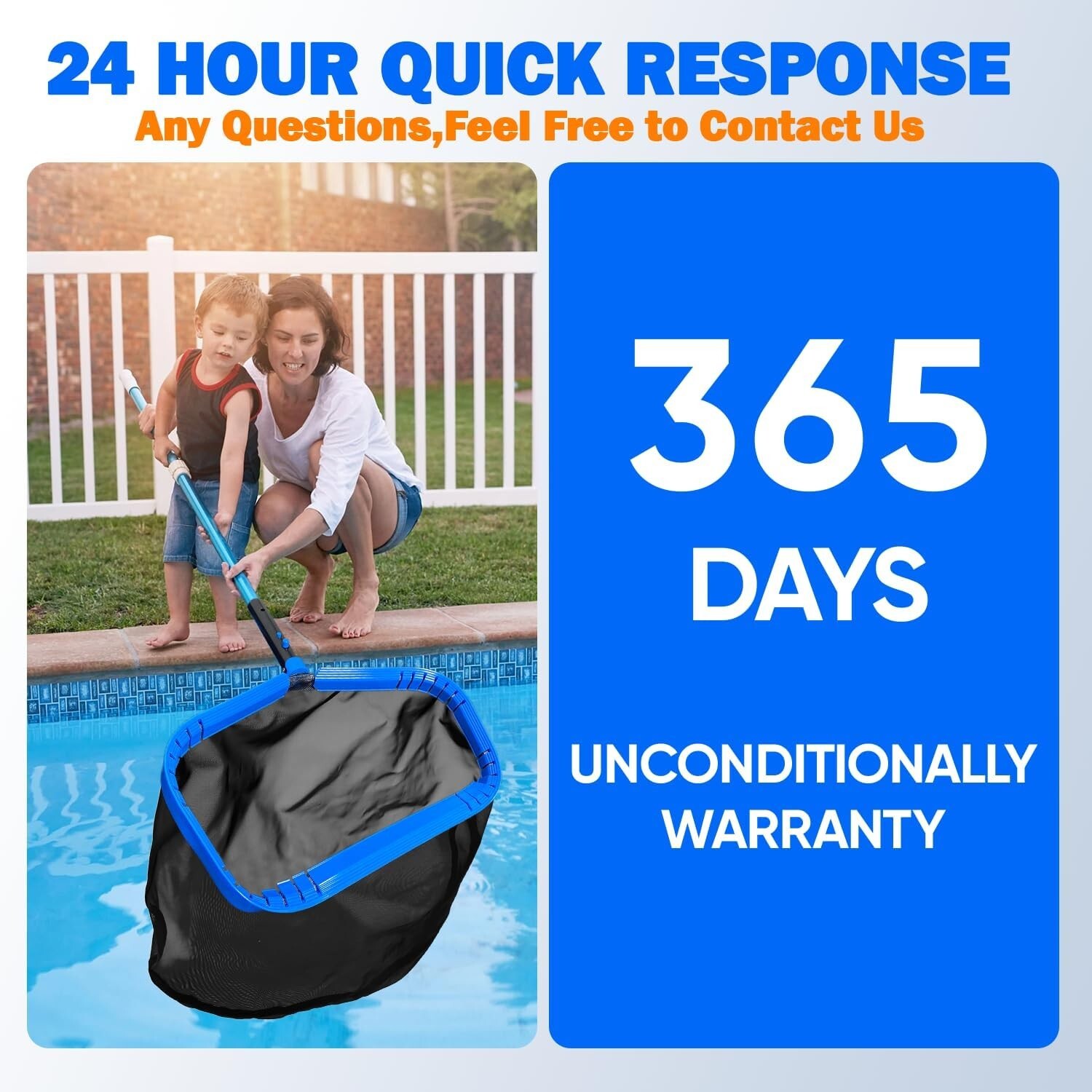 Pool Skimmer Net,Heavy Duty Fine Mesh Swimming Pool Leaf Net, No Pole, 17.5&Prime;