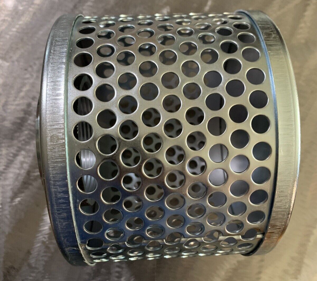 (2 Pack) Apache 70002507 Rust-Resistant Plated Steel Suction Strainer, Silver