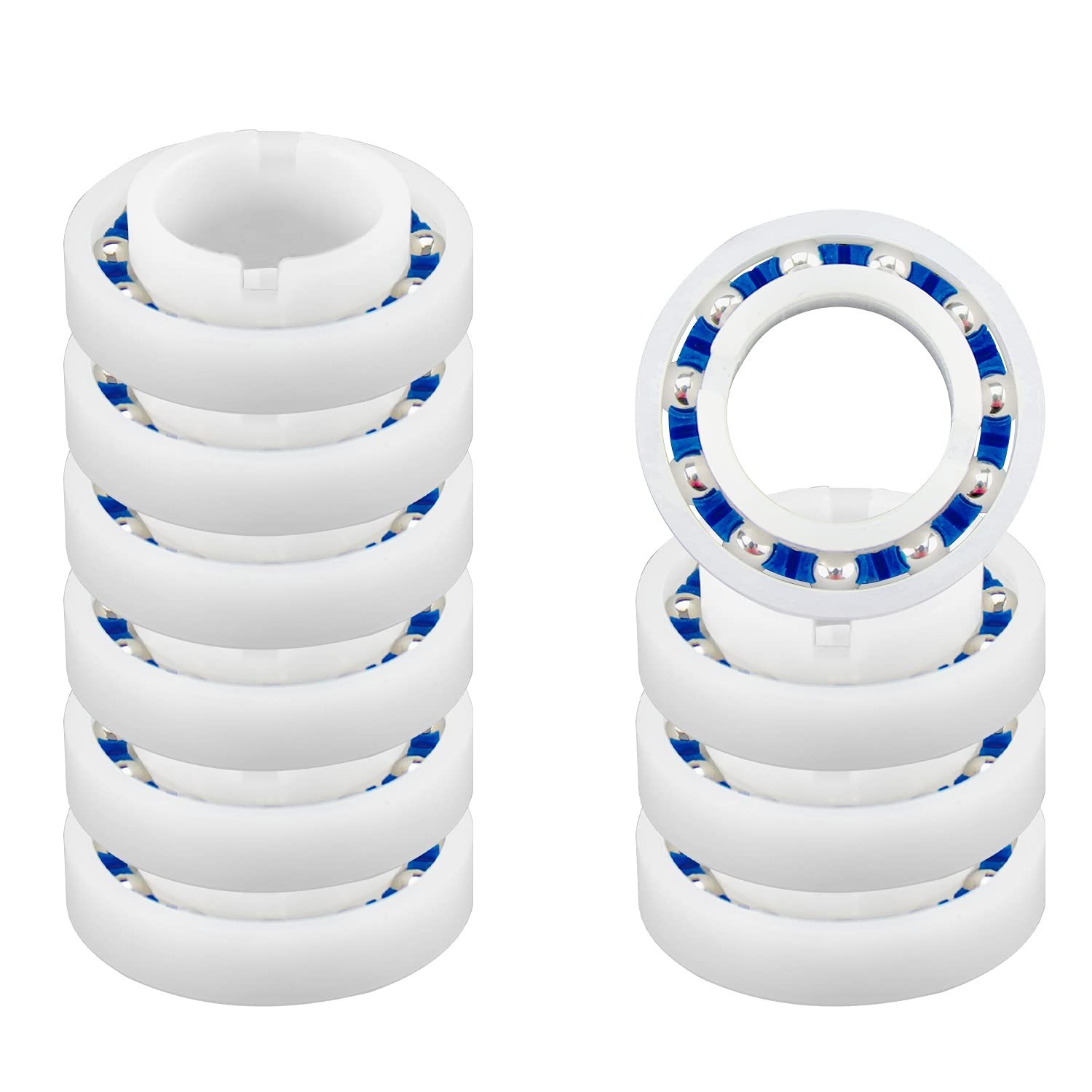 10 Pack Ball Bearing Replacement for Polaris Pool Cleaner Wheels – Smooth Rotati