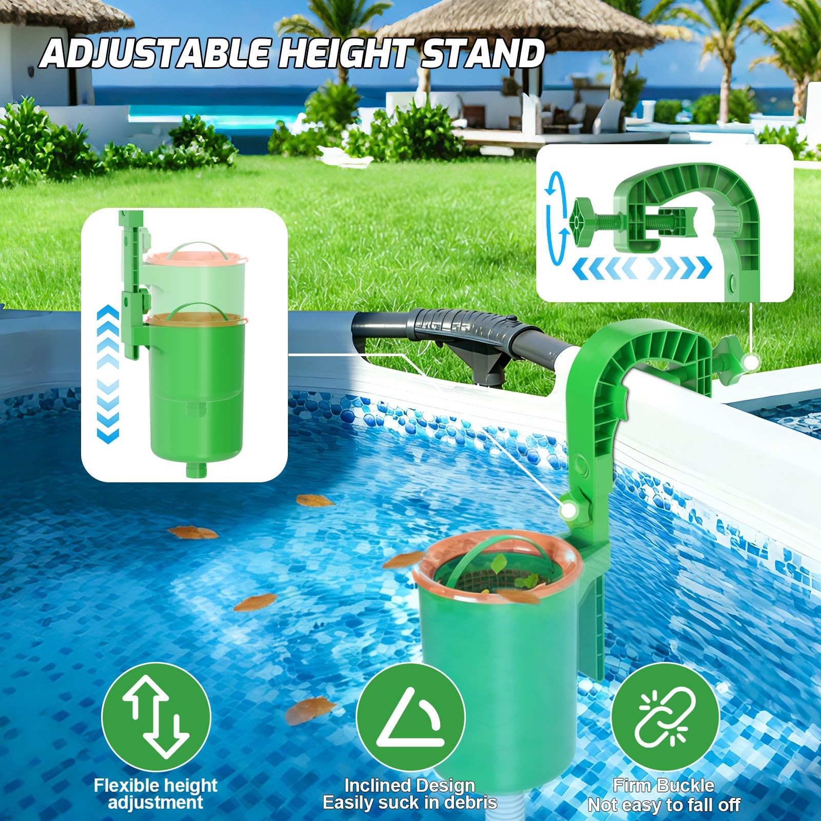Above Ground Pool Skimmer, Adjustable Floating Pool Filter, above ground pool…