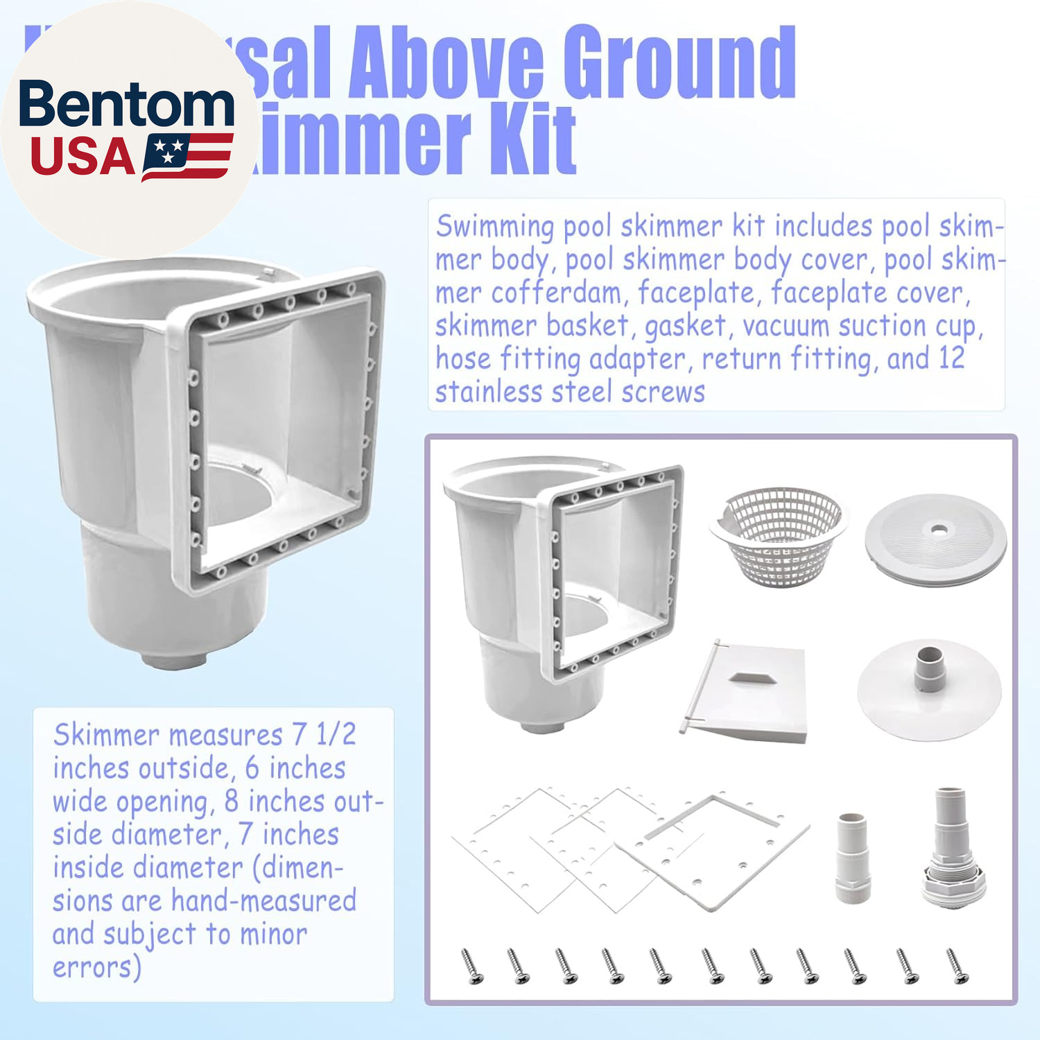 Above Ground Pool Skimmer,Thru-Wall Skimmer,Above Ground Pool Skimmer（With Acces