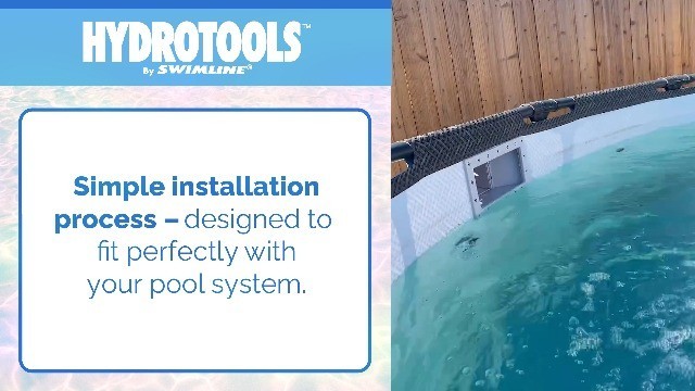 Wide Mouth Above Ground Pool Skimmer Kit | ABS Construction | Easy Access Basket