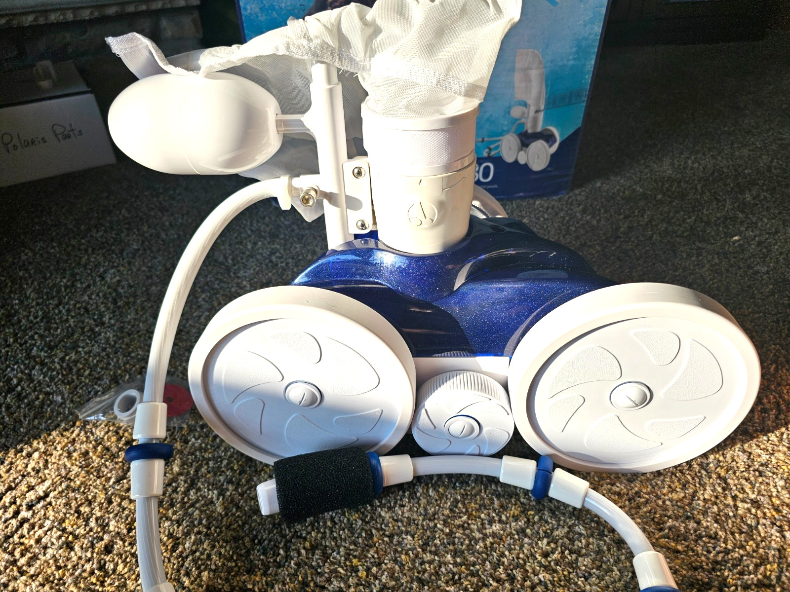 POLARIS 280 POOL CLEANER with New lead hose *** PERFECT condition !!