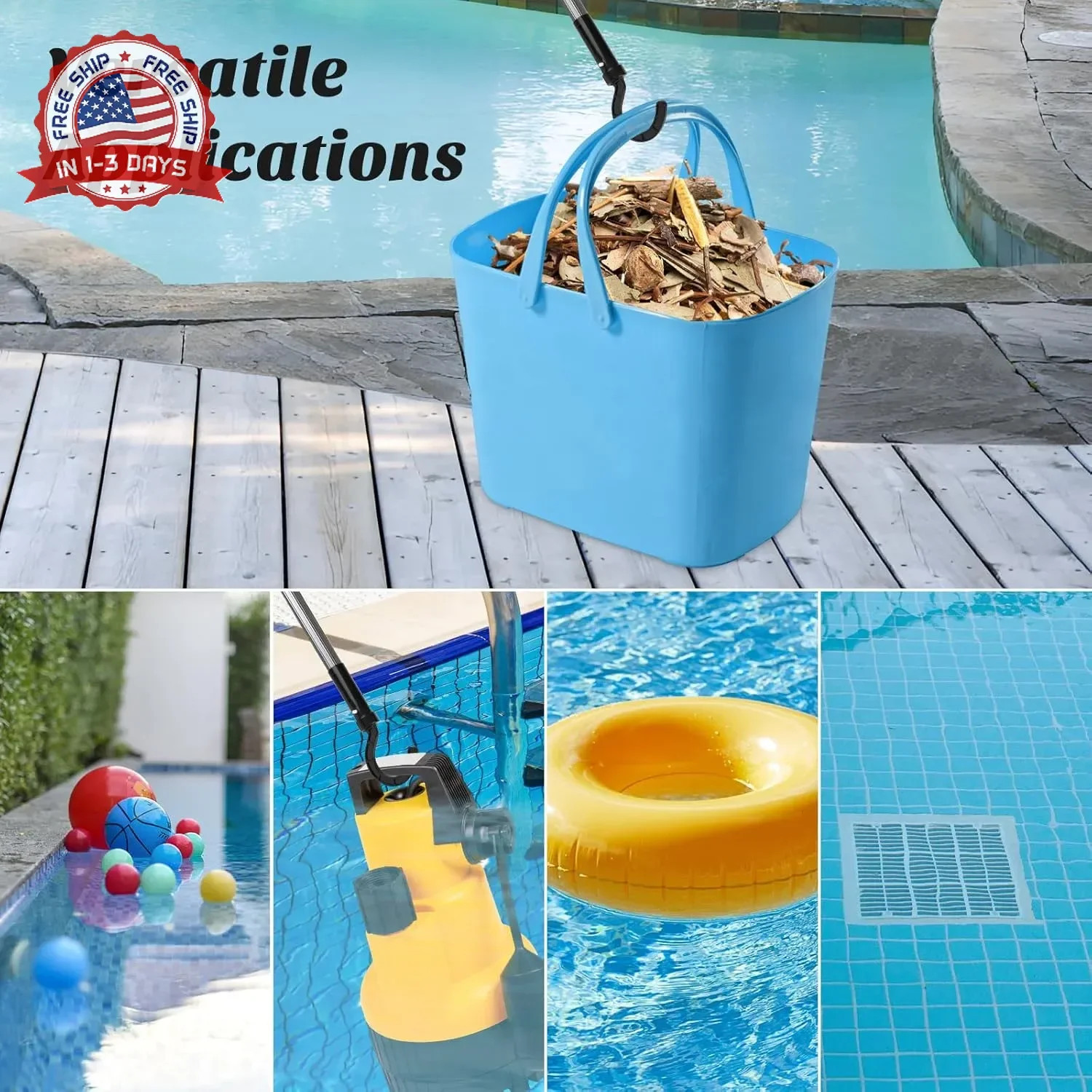 Hook for All Robotic Pool Cleaner, Keyrank Pool Accessories Hook Customized for