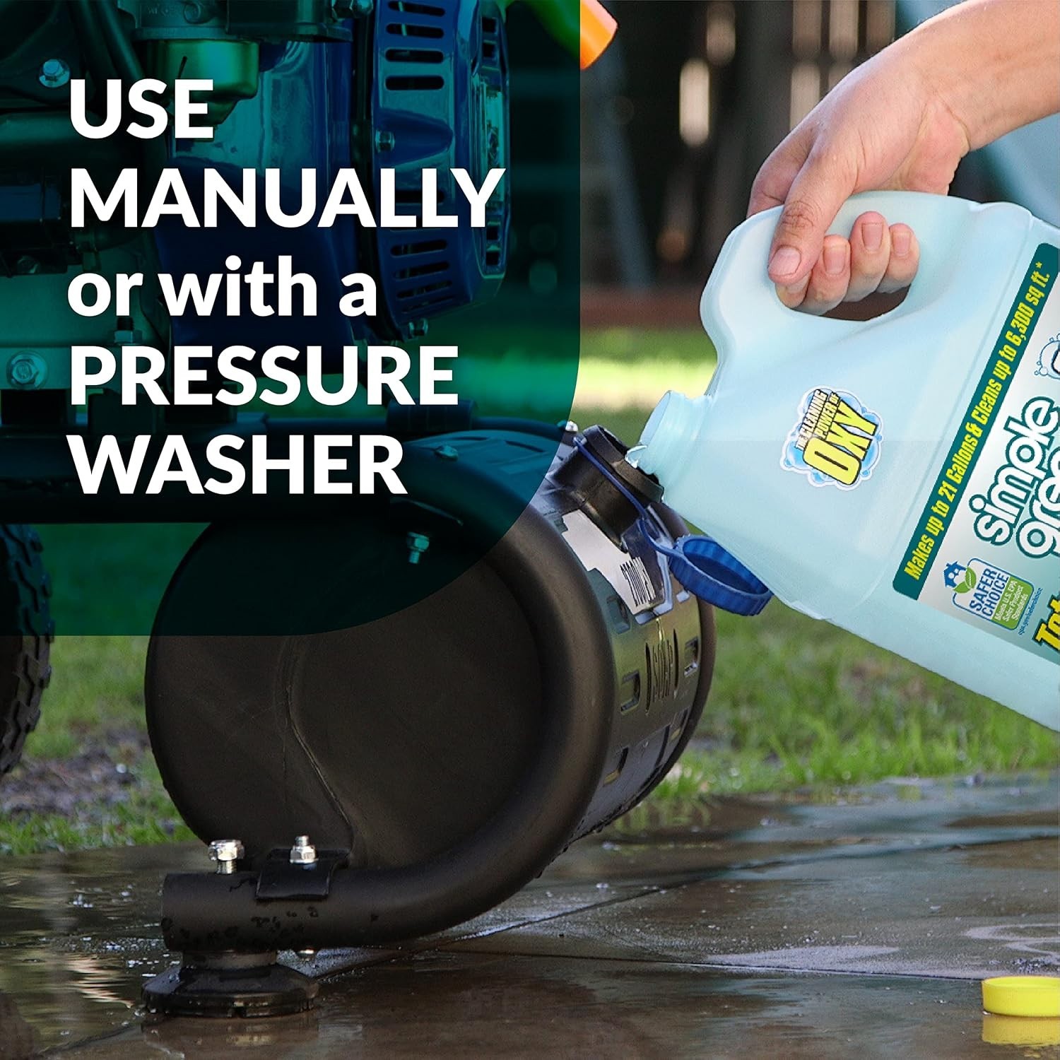 Oxy Solve Total Outdoor Cleaner Concentrate, 1 Gallon, Eco-Friendly Cleaning