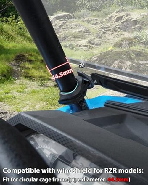Lock & Ride Windshield Clamp Kit for Polaris RZR XP 1000/XP4 1000/XP