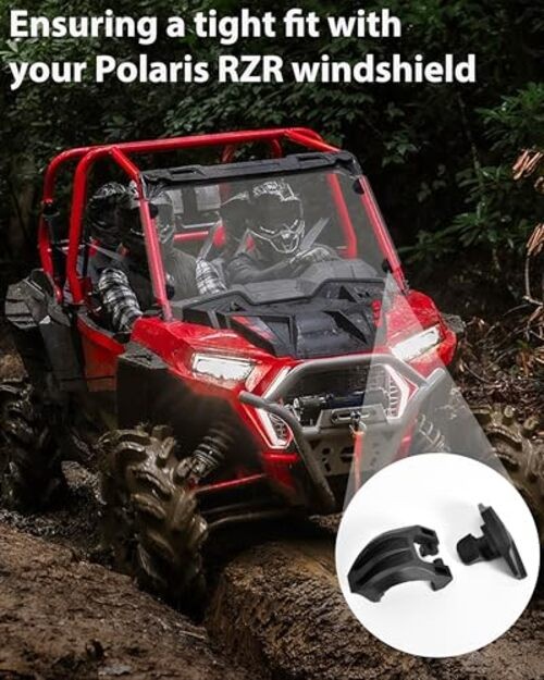 Lock & Ride Windshield Clamp Kit for Polaris RZR XP 1000/XP4 1000/XP