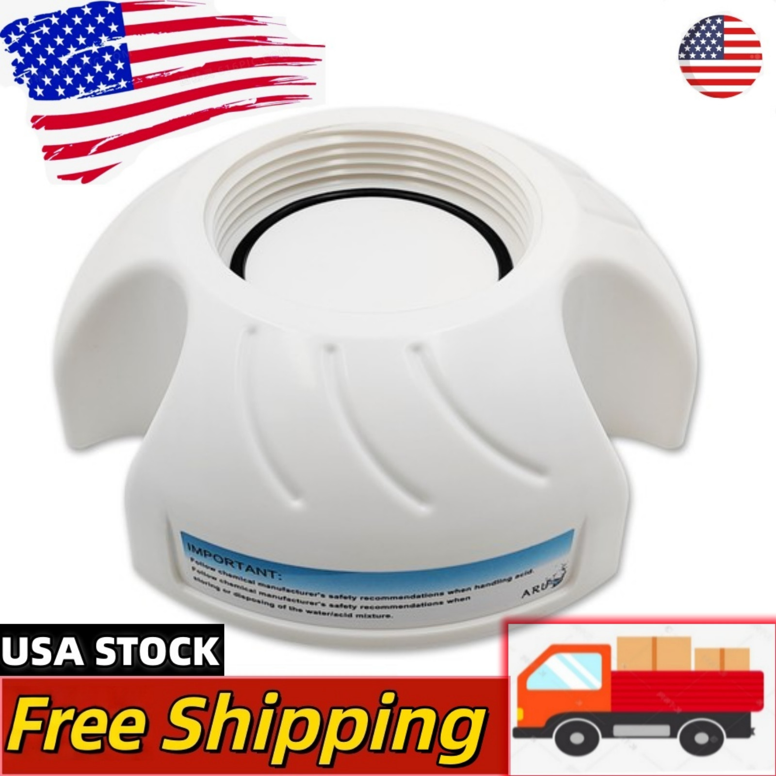 Pool Salt Cell Cleaning Stand Cap W/ O-ring For Hayward Turbo and Pentair