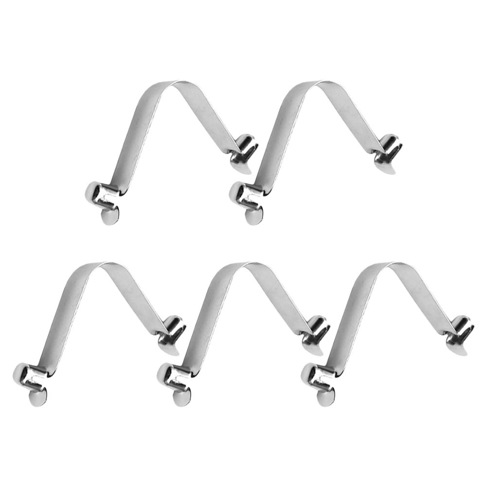 5pcs Stainless Steel V-Clips for Pool – 8mm Poles Butterfly Clips – Pool