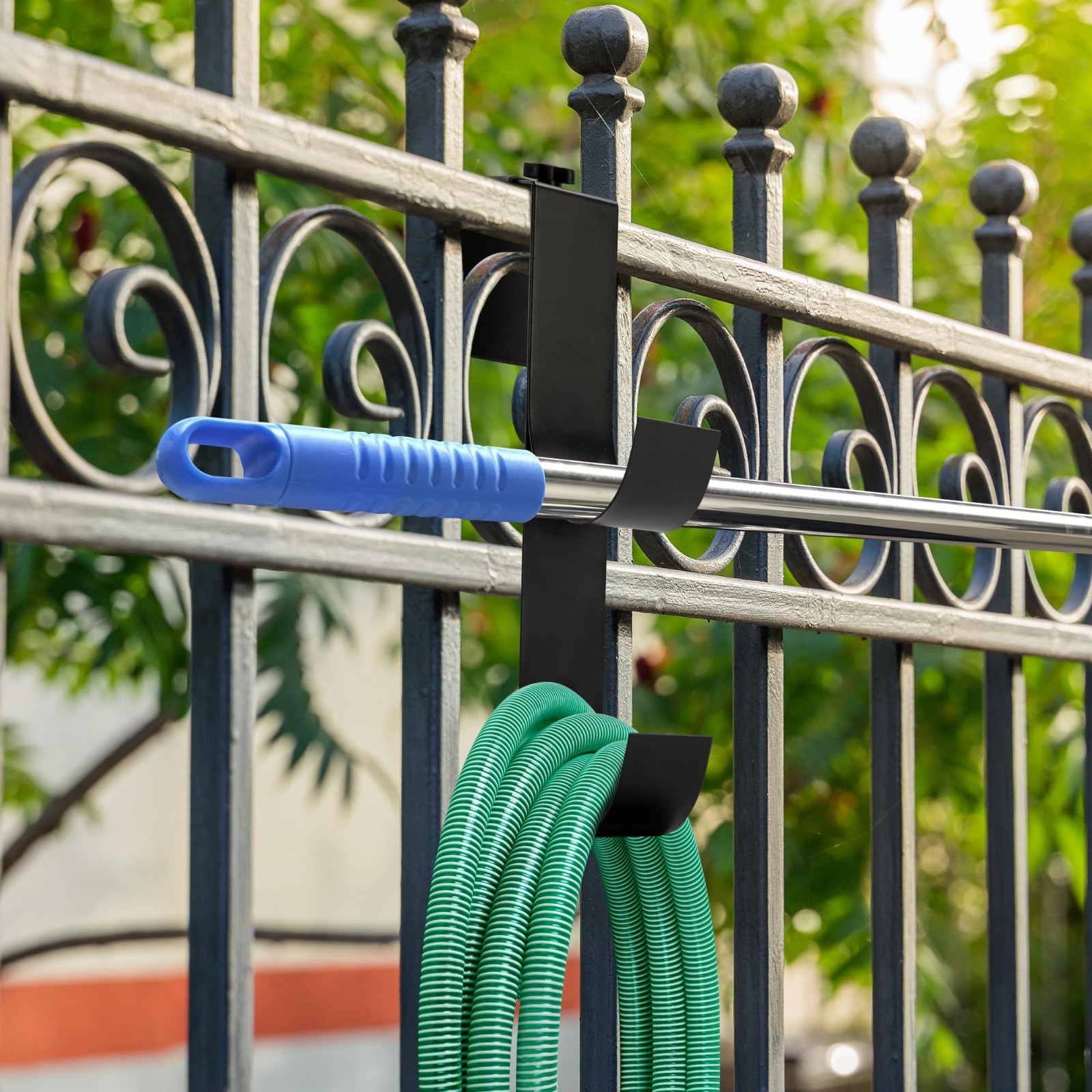Adjustable Heavy Duty Pool Fence Hooks – 4 Pcs Slip-On Hanger for Pool Equipment