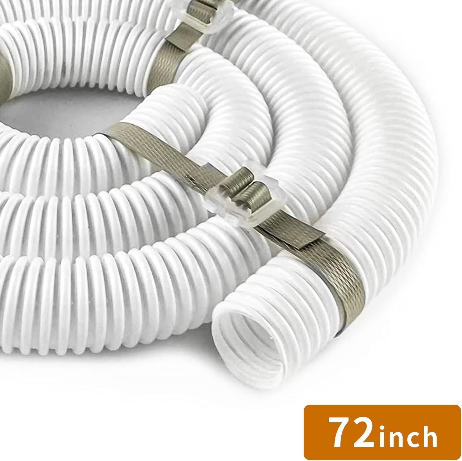 Replacement Pool Cleaner 6-Ft Cuffless Feed Hose for Polaris 360 White