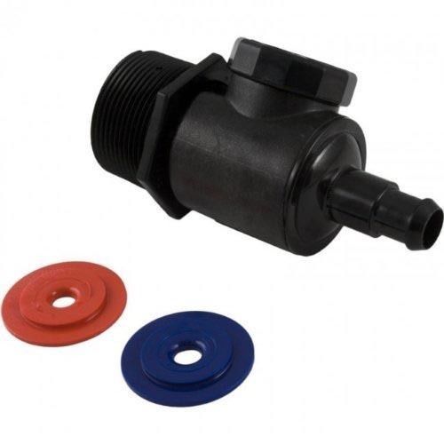 Jandy Zodiac 9-100-9005 Universal Wall Fitting Connector Assembly-Black 91009005