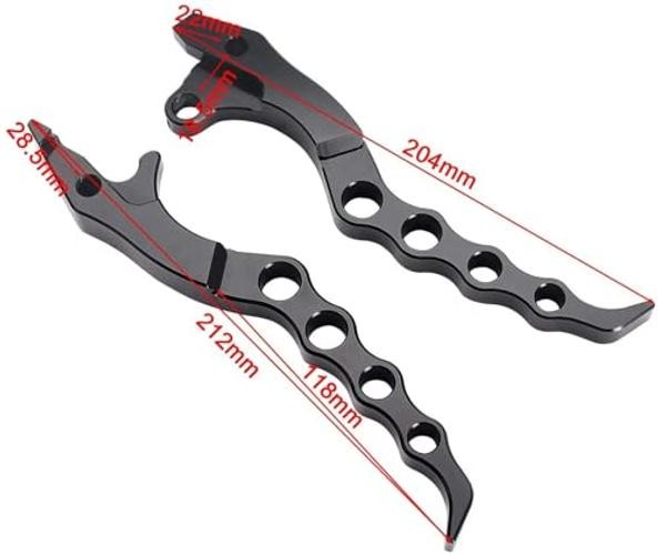 Pair of CNC Aluminum Brake & Clutch Levers for 1999-2020 Hayabusa GSX1300R –