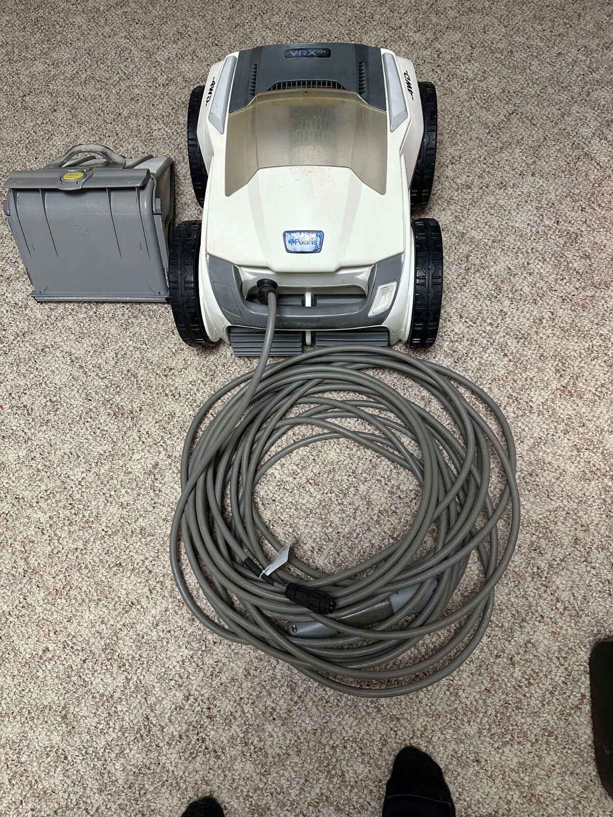 The Polaris VRX iQ+ Robotic Pool Cleaner with iAquaLink Control FVRXIQP