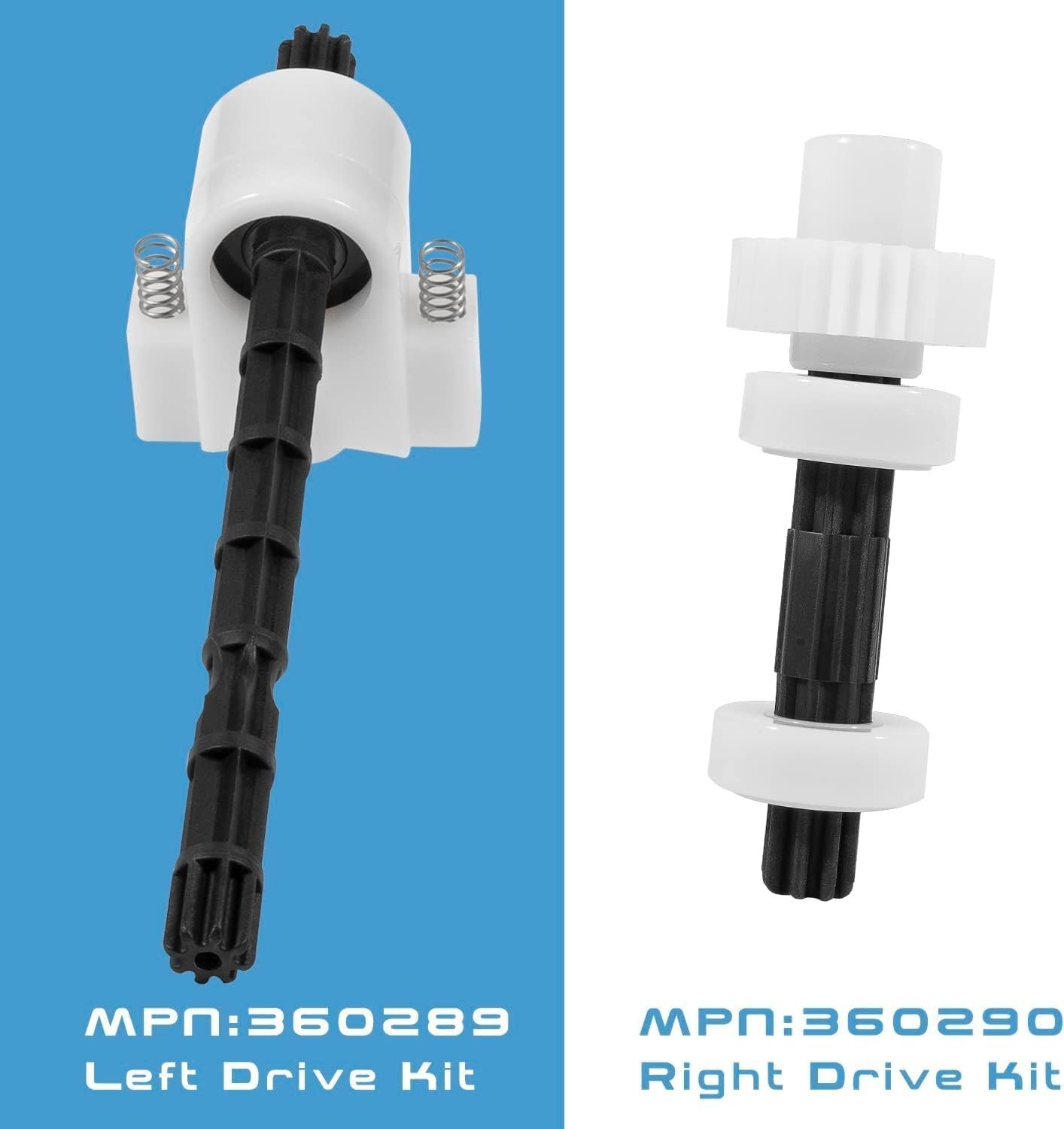 360289 360290 Left Right Drive Kit for Rebel Kreepy Krauly Warrior Pool Cleaner