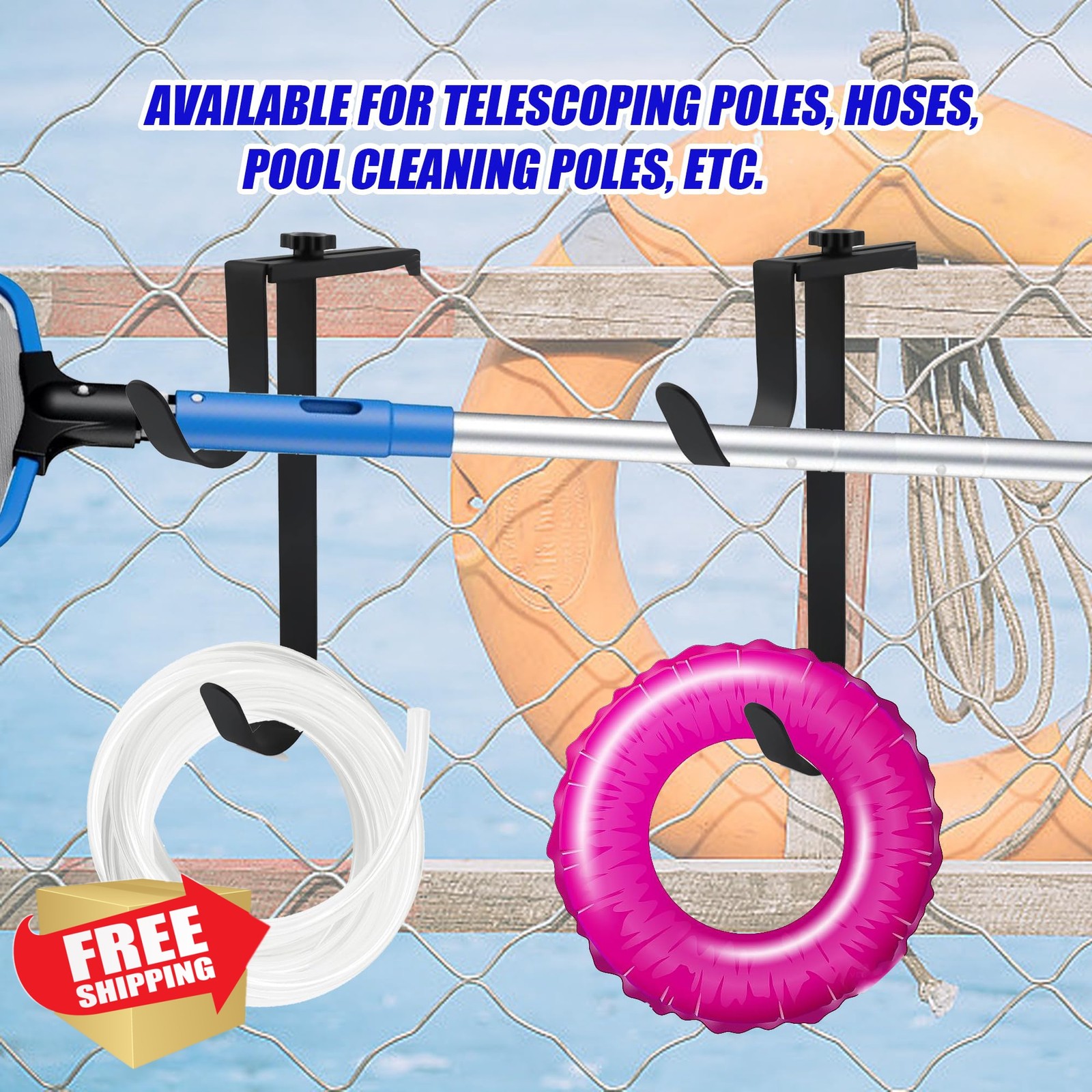 Desunqin Pool Pole Hangers
