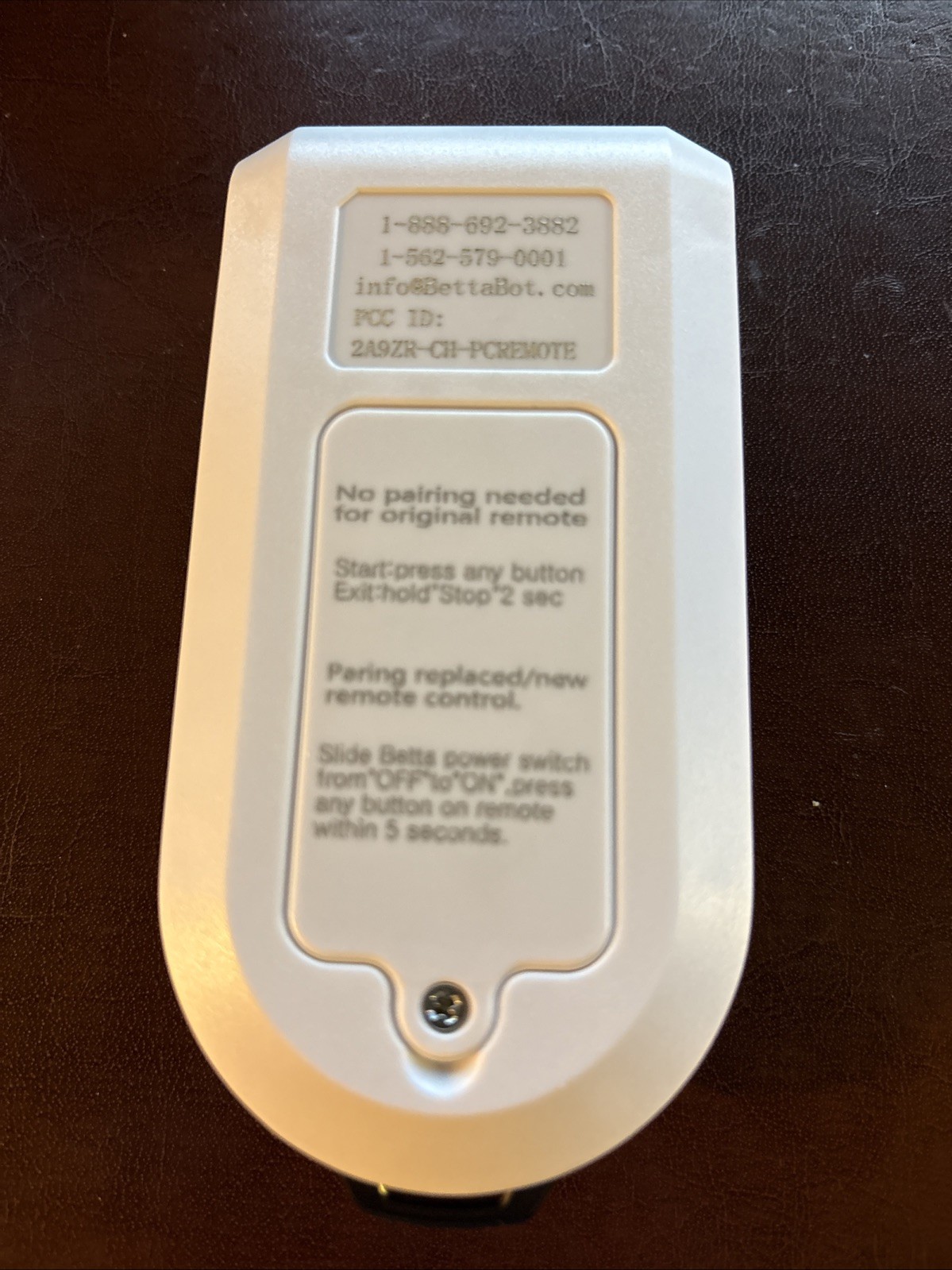 Replacement REMOTE for Betta Robotic Pool Cleaner Solar Powered Pool Skimmer
