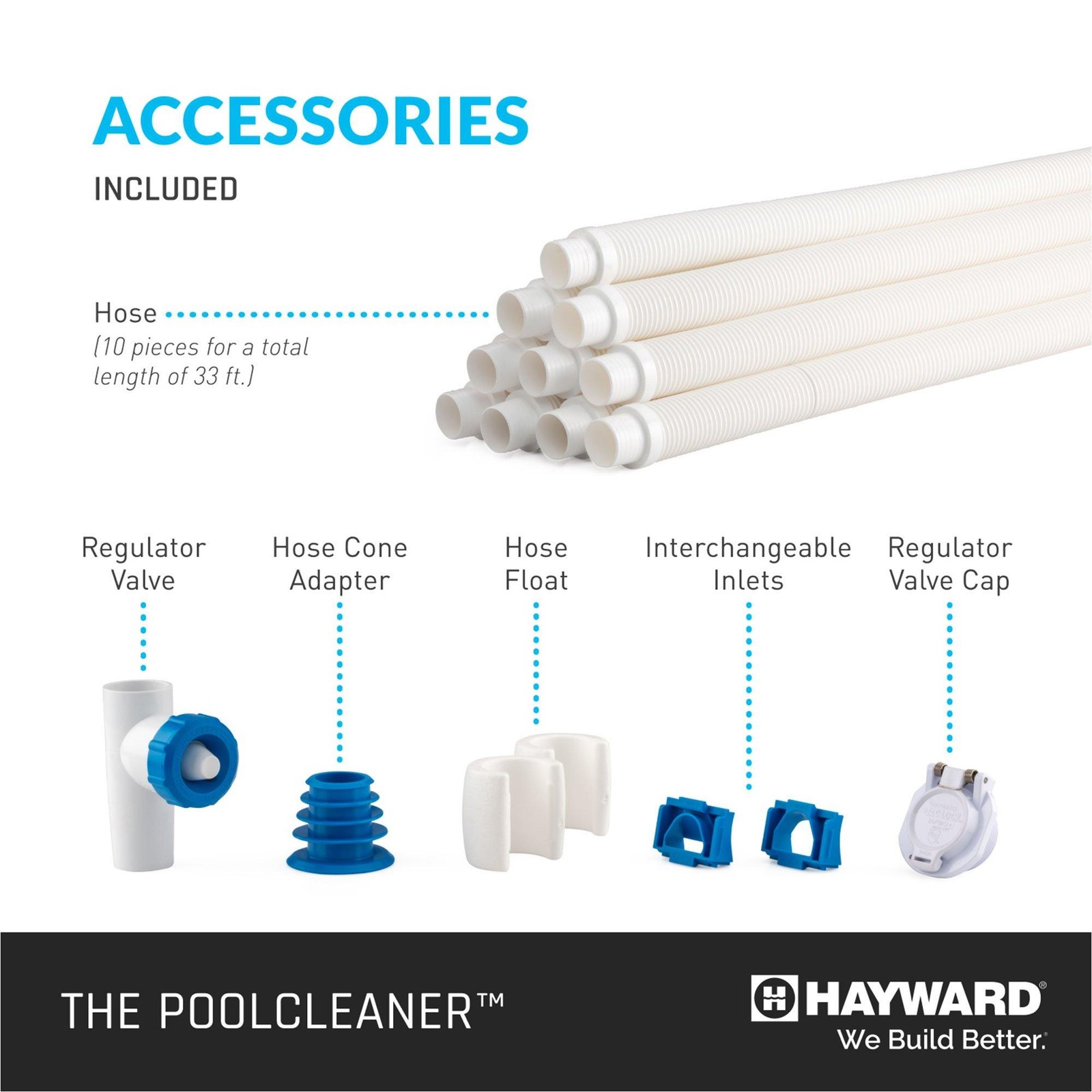 The Hayward W3PVS20JST The PoolCleaner 2x Suction Side Pool Cleaner, 2WD