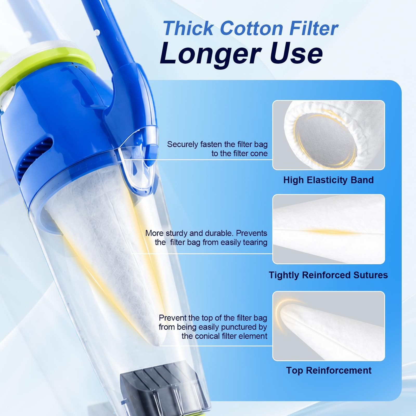 X-treme Multilayer Filter Bag with Pool Blaster Centennial,Pulse,Eclipse,Fusi…