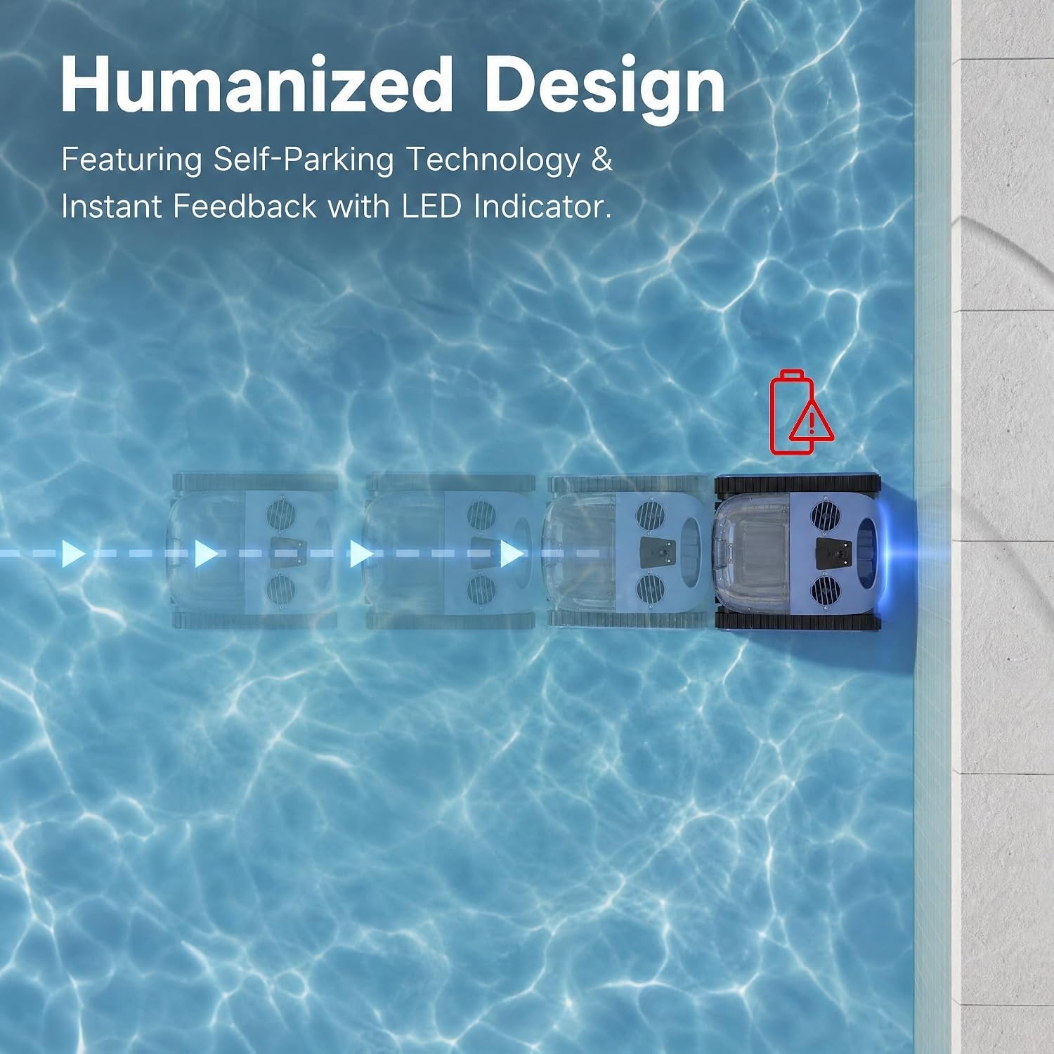 (2026 New) Cordless Robotic Pool Cleaner, 180-Min Wall-Climbing SAT 40