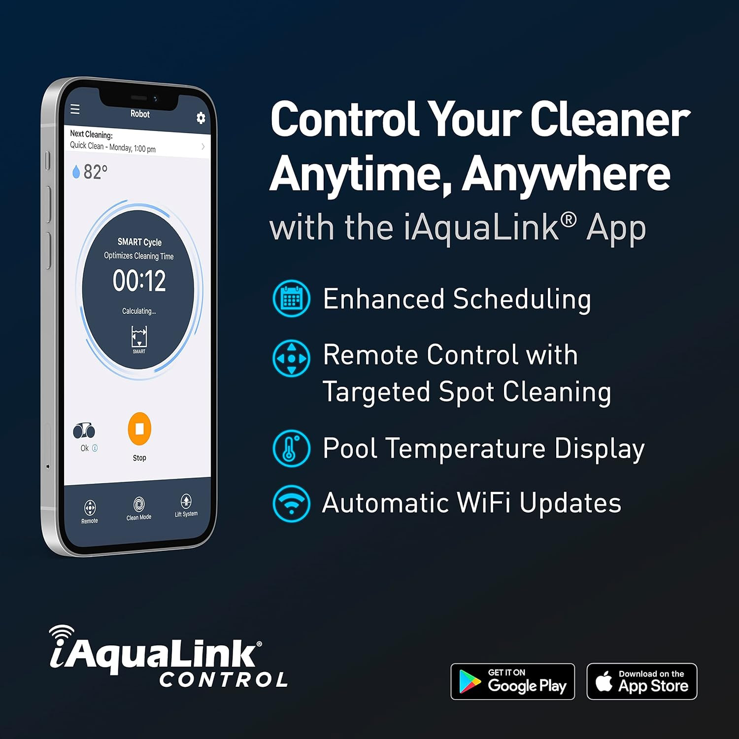 Polaris VRXIQ+ Smart Robotic Pool Cleaner with Iaqualink Control, Extra Long 70&prime;