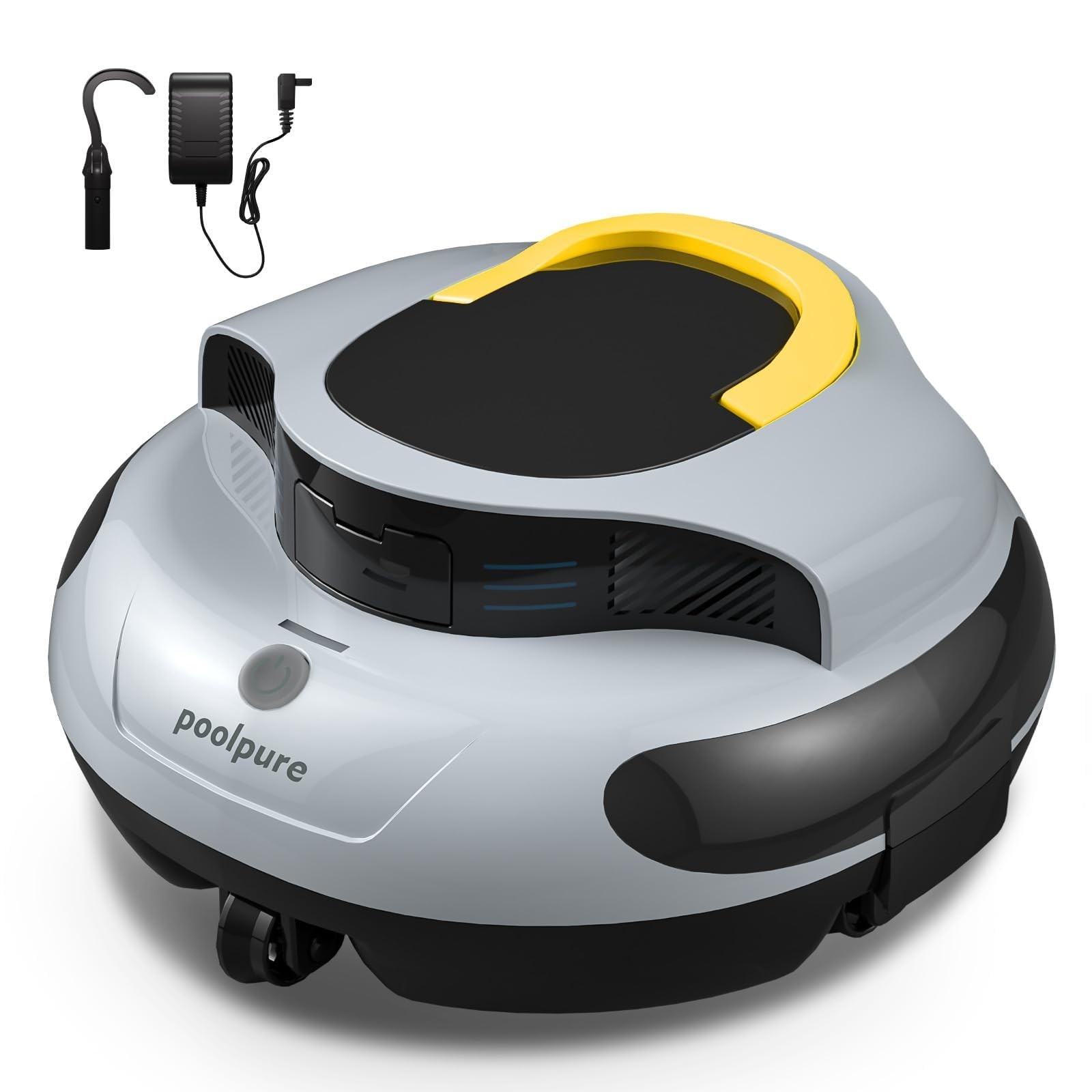 Cordless Robotic Pool Cleaner with Dual 30W Motors, 5000mAh Battery, 120 Minutes