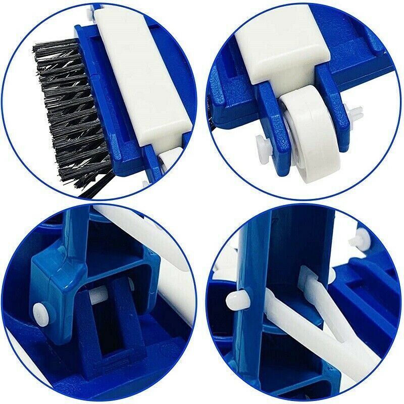 New 14&Prime; in-ground Swimming Pool Vacuum Head with Bottom Brush and Side Brush USA