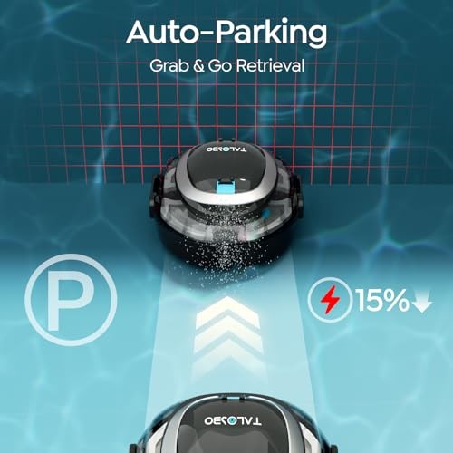 [2026 New] TALOSBO S2 Robotic Pool Cleaner – Dual-Layer Filtration, 90-Min