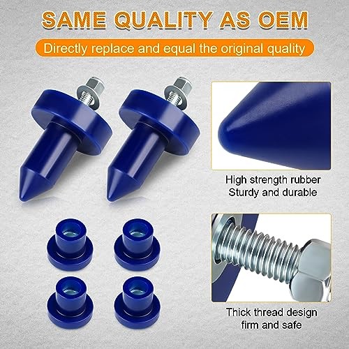 Hood Pins Prop Poly Hood Bushing Kit Replacement for Kenworth T2000 T600 W900