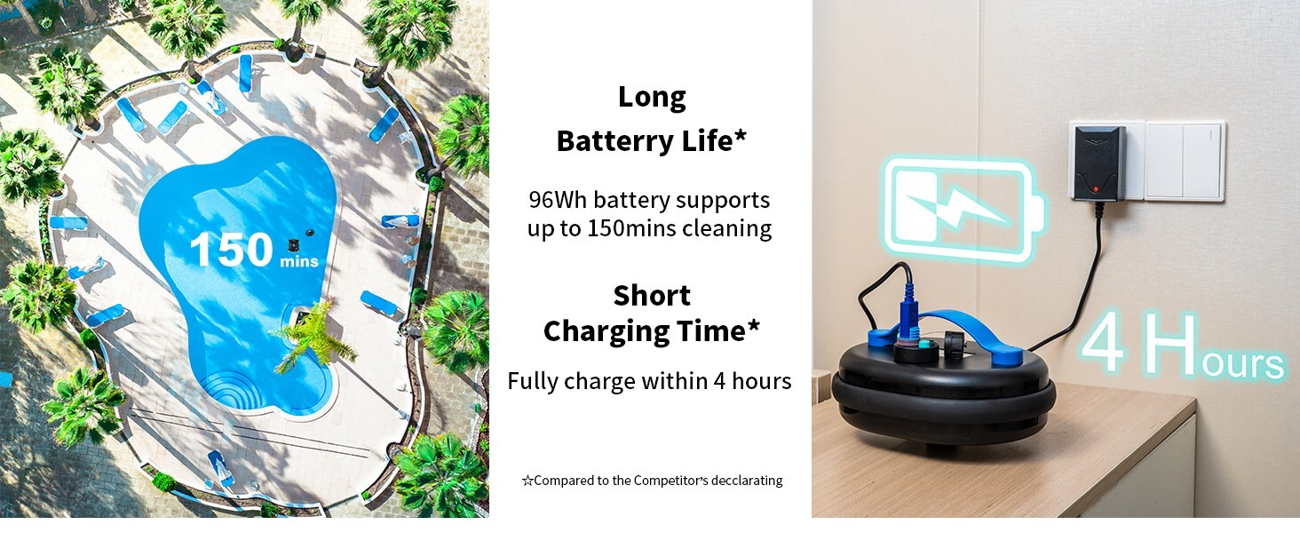 8streme Black Pearl Ultra In-Ground Battery Powered Robotic Pool Vacuum Cleaner