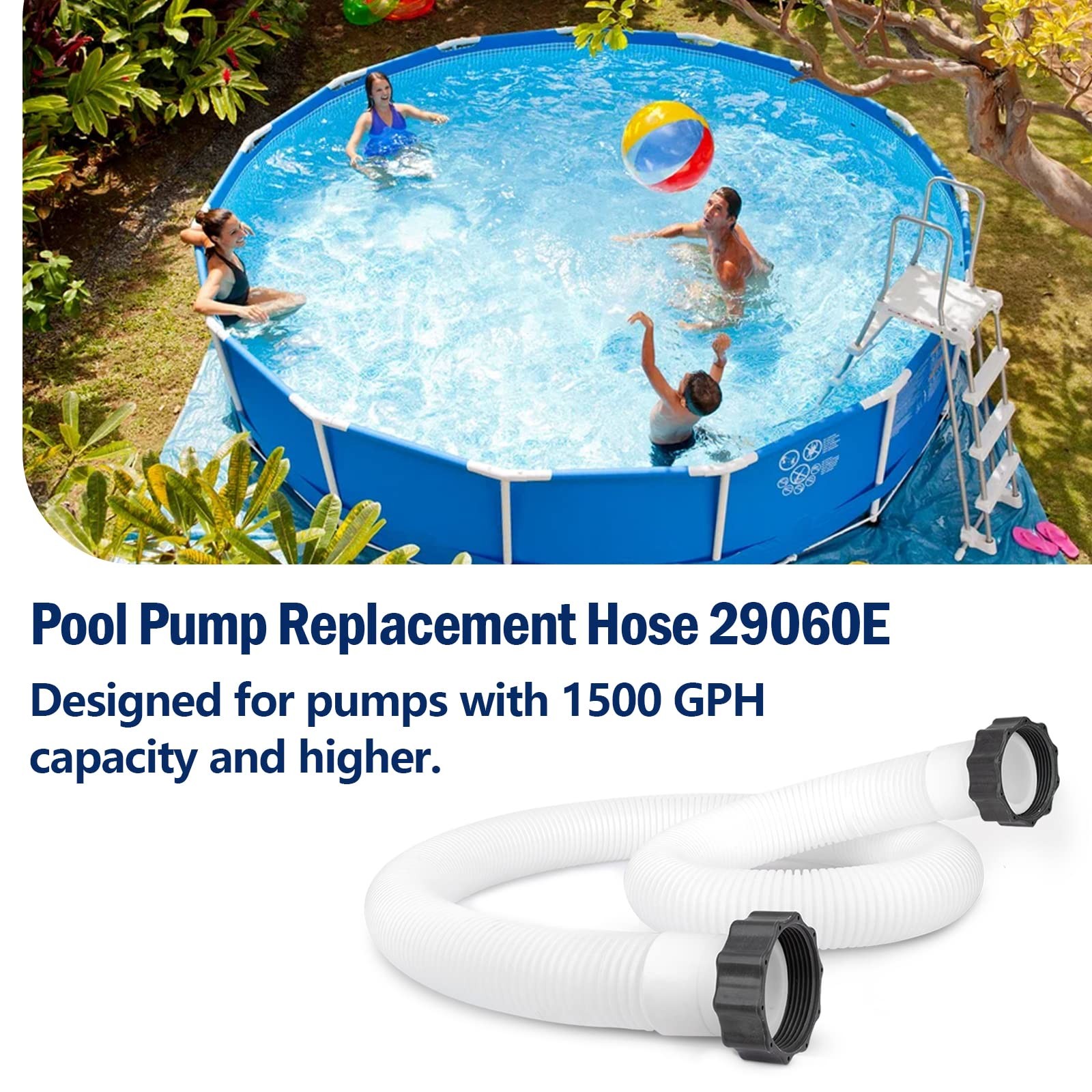 Alocs 1.5 Hose For Intex – Hoses For Above Ground Pools 1.5