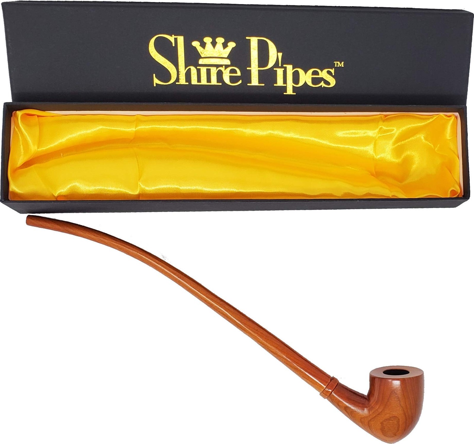 Shire Pipe Churchwarden Tomahawk – 13&Prime; / Cherry 1 Count (Pack of 1),