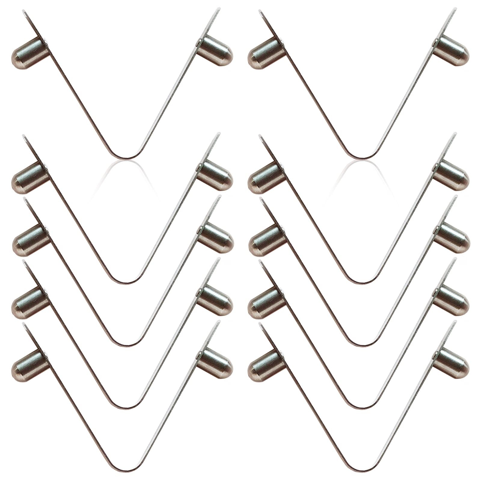 10 PCS Stainless Steel V-Clips Butterfly V Clip for Swimming Pool Spa Brush, …