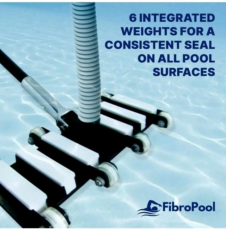 FibroPool Professional Flexible Swimming Pool Vacuum Head