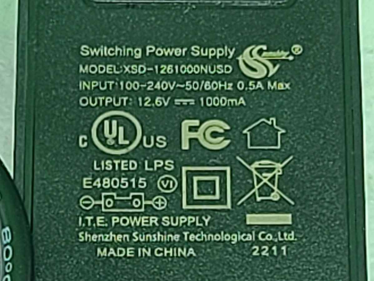 12.6V Charger for Aiper Seagull Pool Vacuum 600 800 800B SE 1000 1500 P1111 HJ11