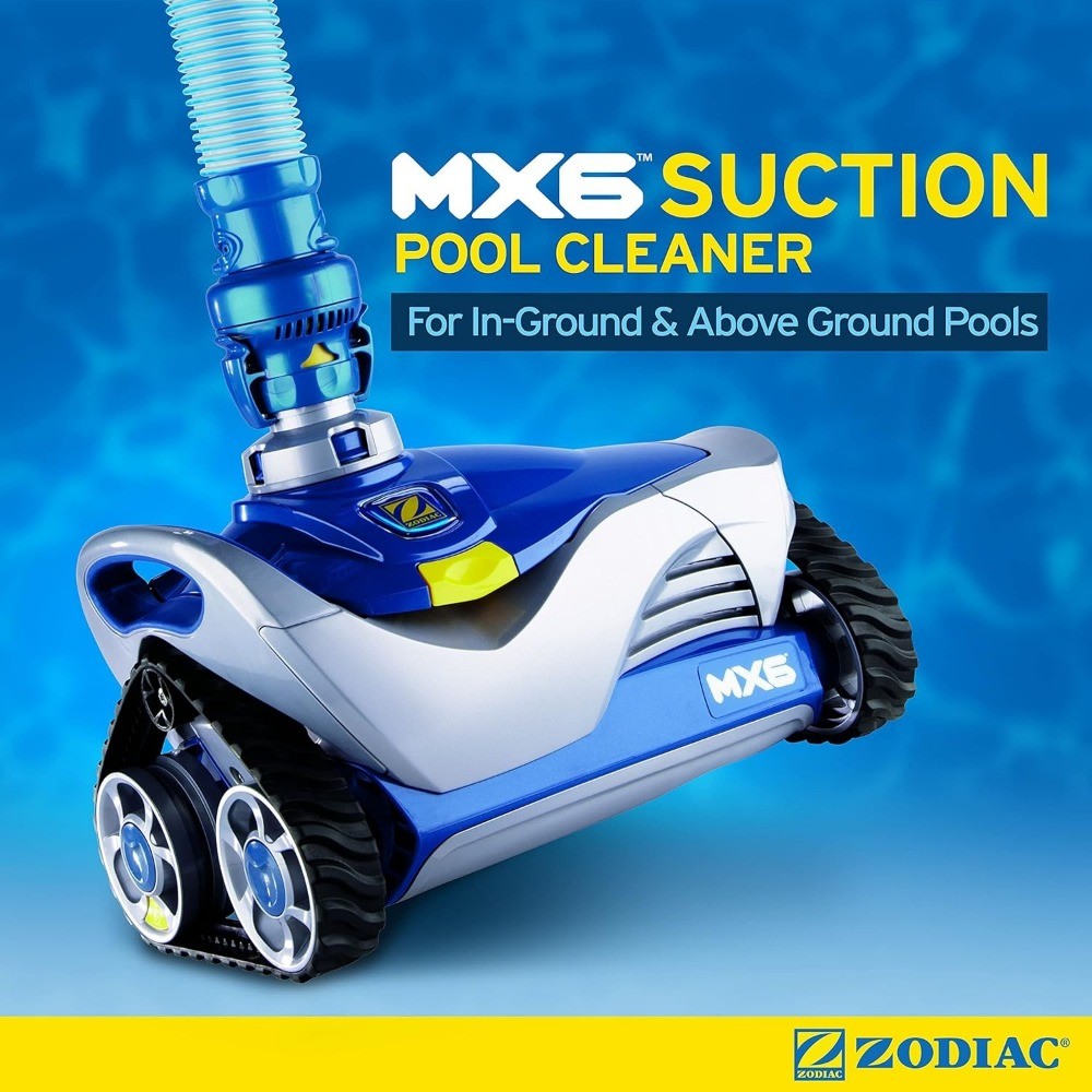 Zodiac MX6 Suction-Side In-Ground Pool Cleaner, Cyclonic Suction and X-Trax