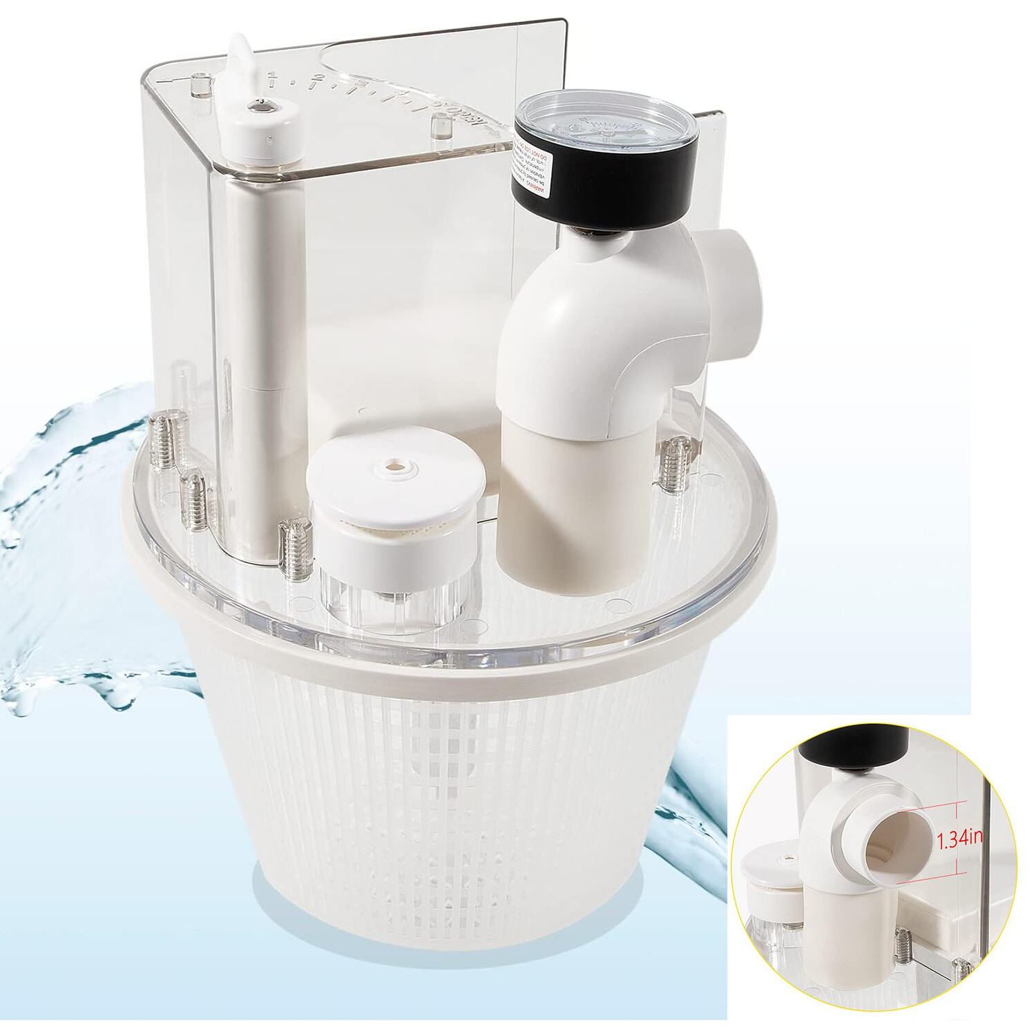 Part for R211100 Vac-Mate Pool Cleaner Dispenser Box Vacuum Skimmer Attachment