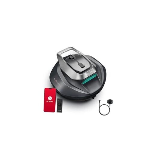 Cordless Robotic Pool Cleaner with Remote Control, Pool Vacuum for Above Green
