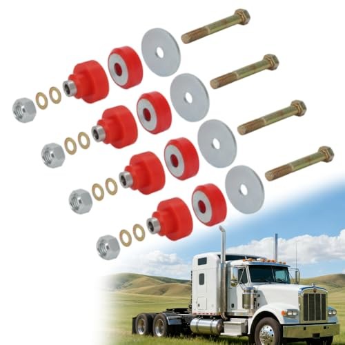 Motor Mount Poly Bushing Replacement Kit for Peterbilt 379 387 Replace for