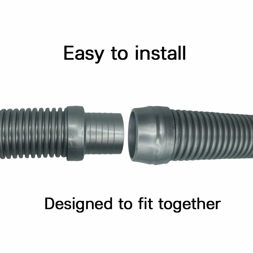 Puri Tech Pool Hose Silver Hayward Navigator Pool Vac Ultra AquaBug 1.5in x 4 ft