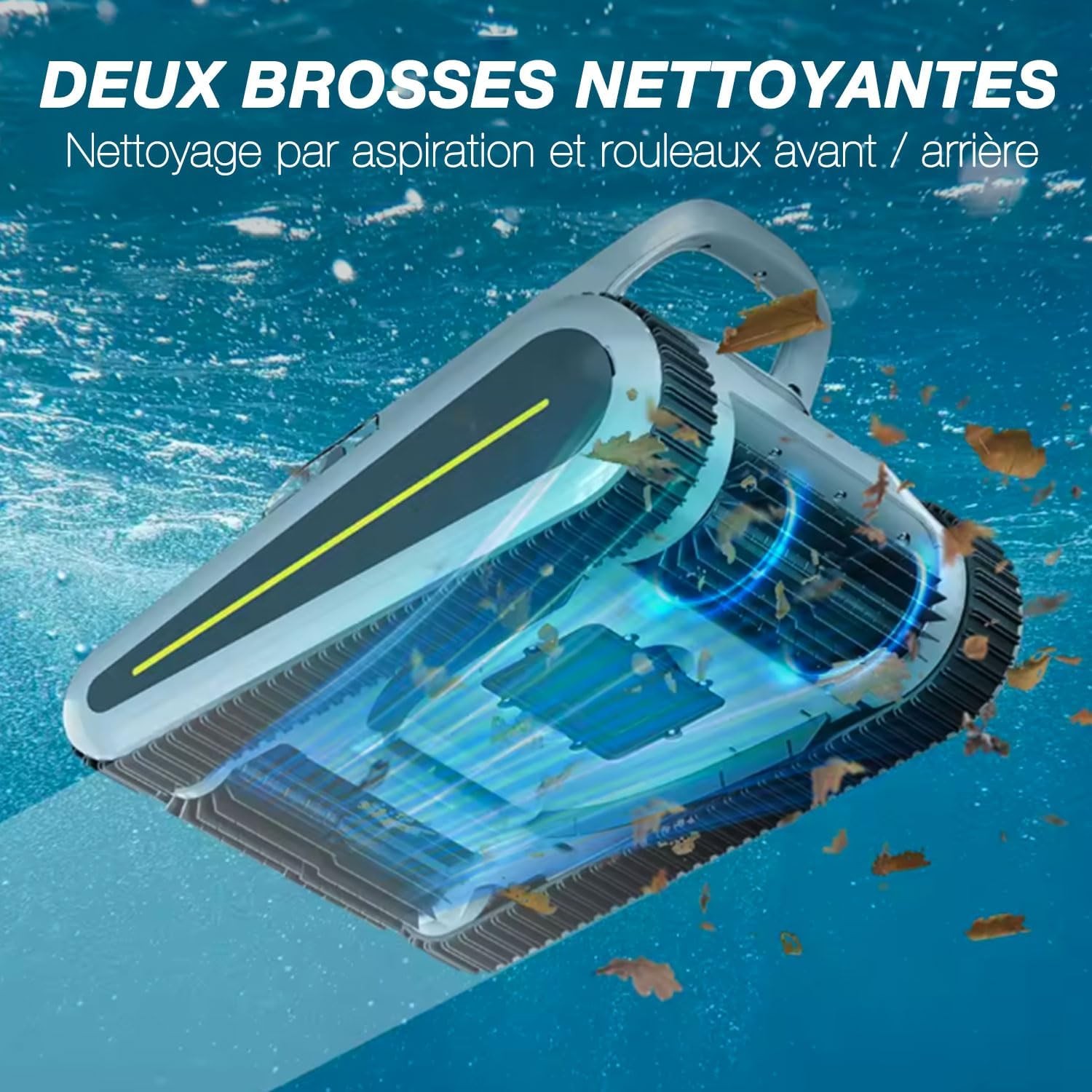 Seauto Abys 300 Cordless Robotic Pool Cleaner – Floor, Wall & Waterline