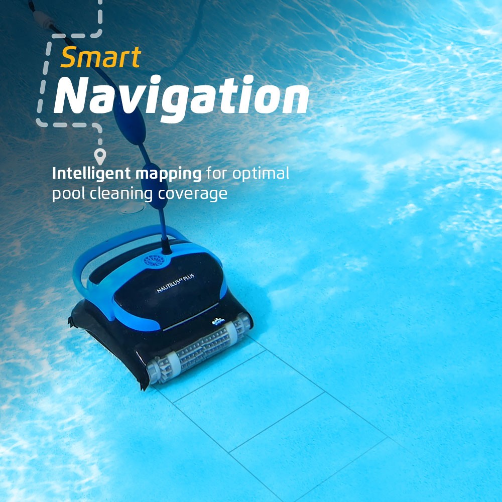 Dolphin Nautilus CC Plus Robotic Pool [Vacuum] Cleaner with Wi-Fi Pool Cleaning