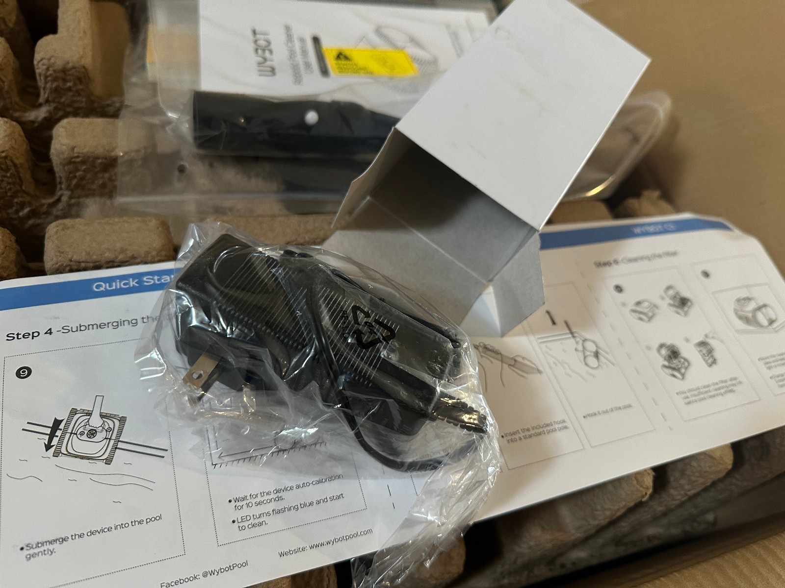 WYBOT C1 Robotic Pool Vacuum for Inground Pools *OPEN BOX – NEW* 150 min Runtime